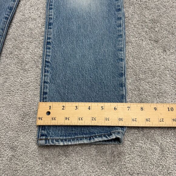 Madewell High Rise Slim Fit Boyfriend Denim Jeans Womens 27 Blue Medium Wash L29 - Picture 15 of 16